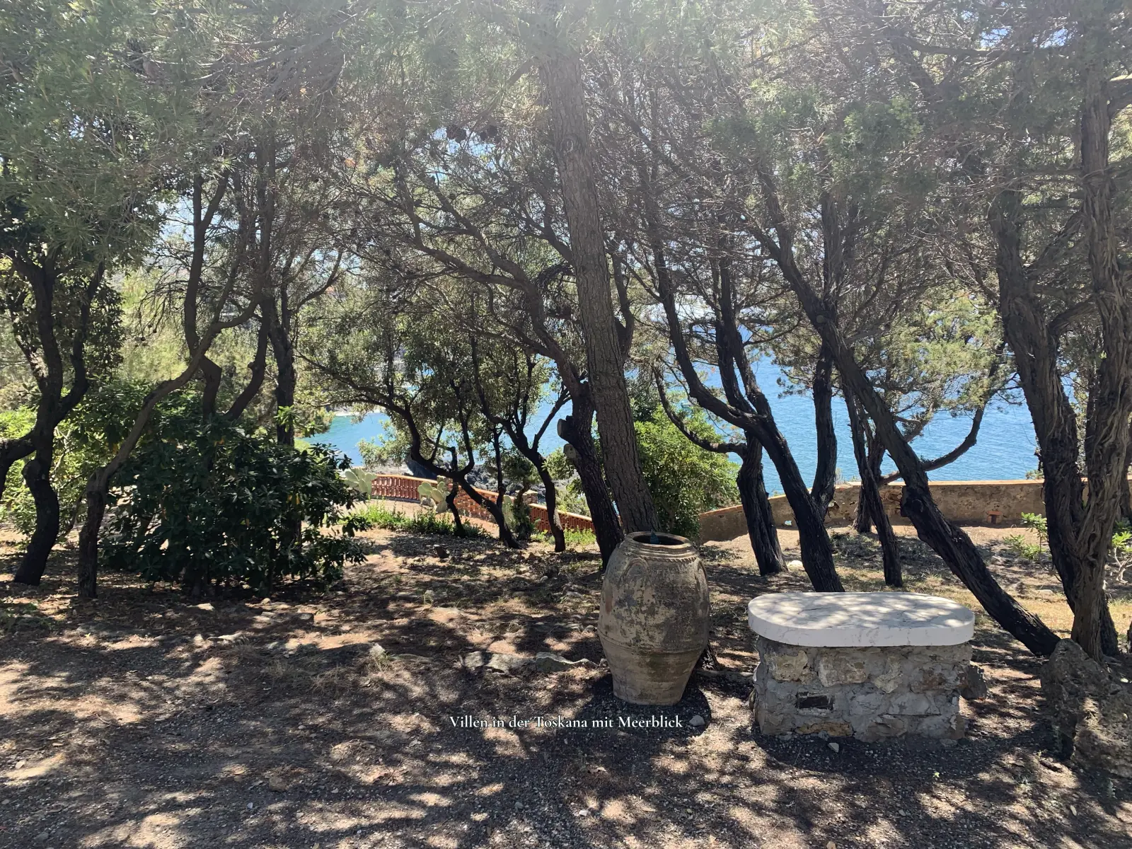Villen in der Toskana mit Meerblick